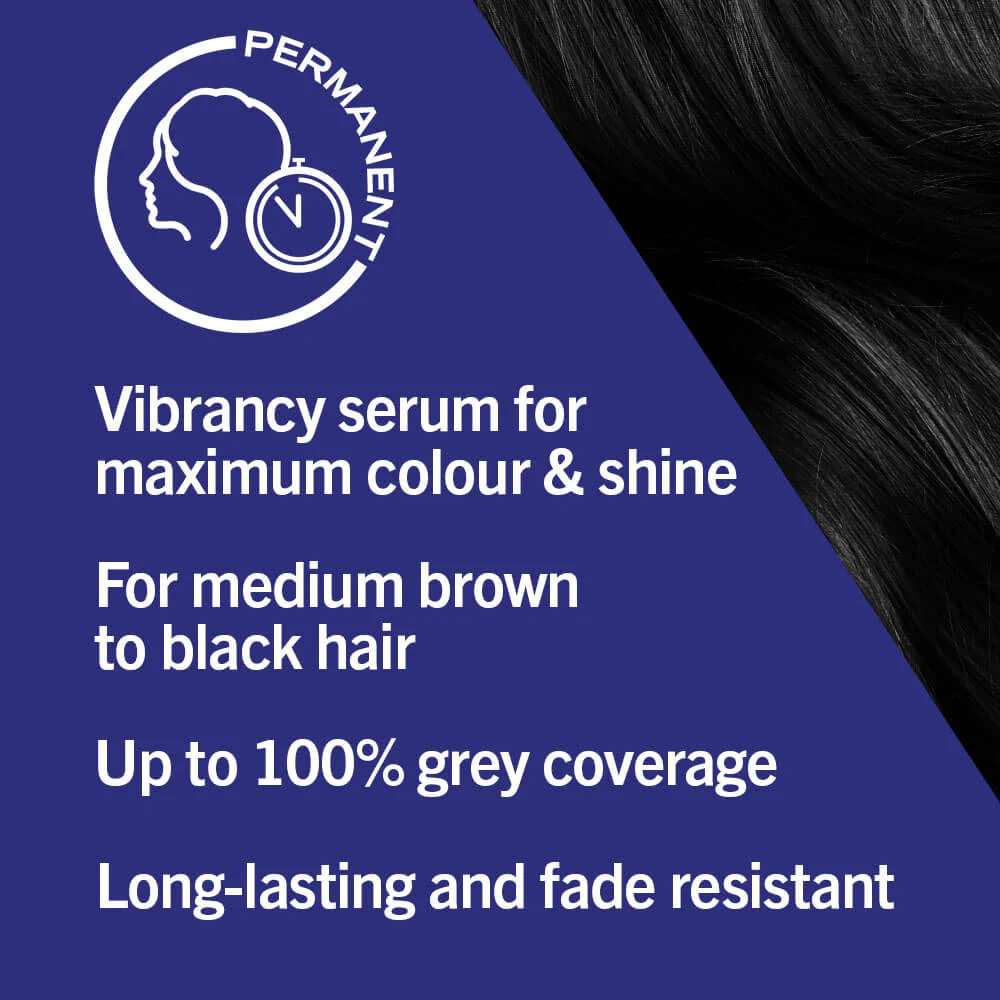 Schwarzkopf Live Intense Colour Permanent Hair Colour Dye 099 Deep Black - Image 4