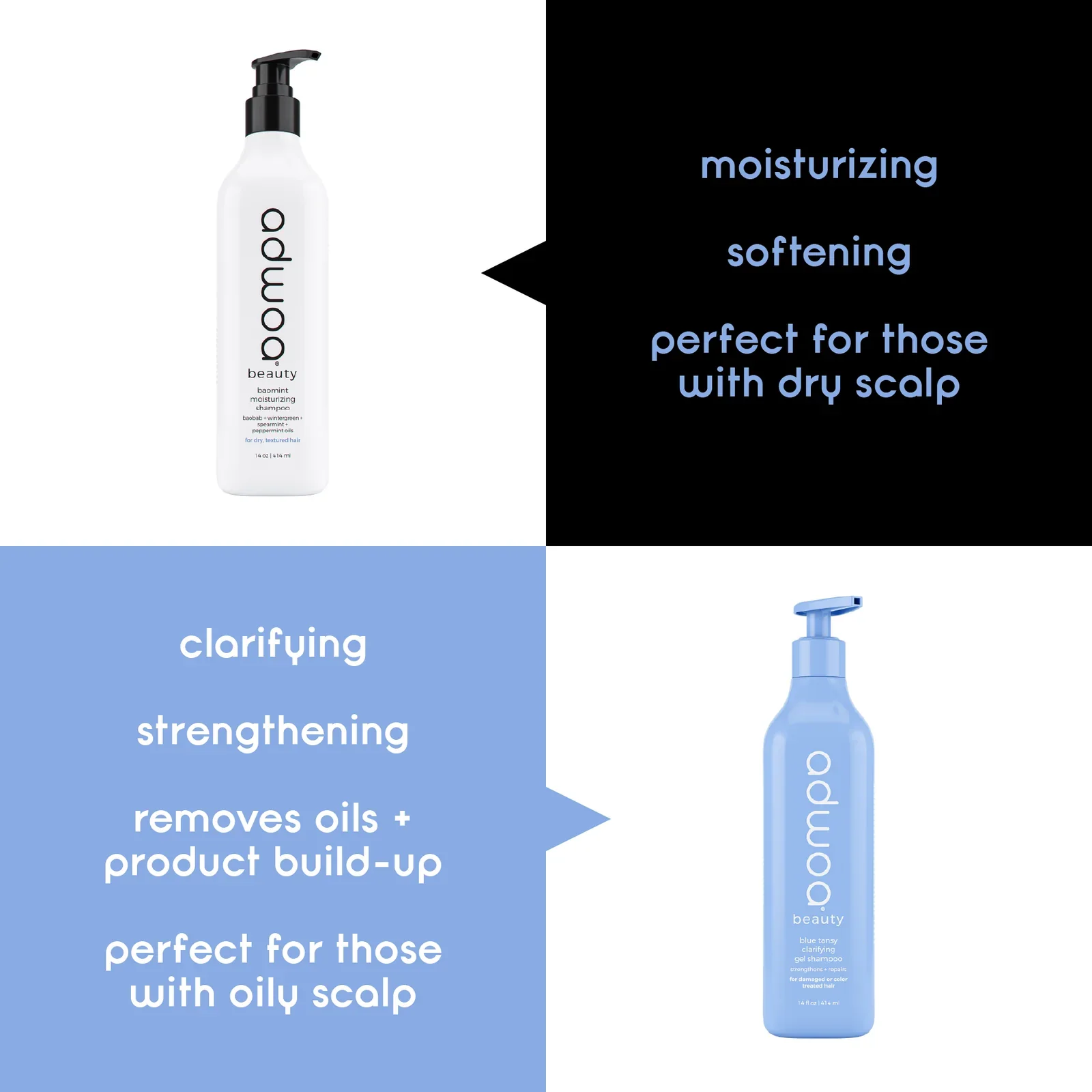 Adwoa Beauty Blue Tansy Clarifying Gel Shampoo 414ml/14oz - Image 6