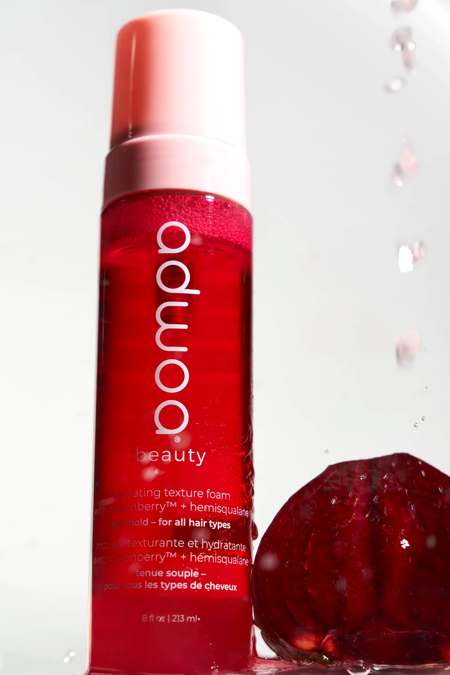 Adwoa Beauty hydrating texture foam with melonberry 200ml/6.76oz - Image 6