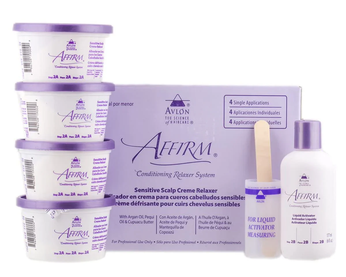 Avlon Affirm Sensitive Scalp Cream Conditioning Relaxer Kit - Image 7