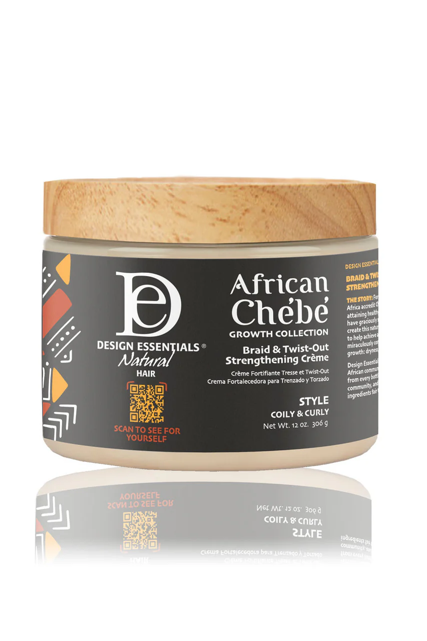 Design Essentials African Chebe Braid & Twist-Out Strengthening Crème 306g/12oz