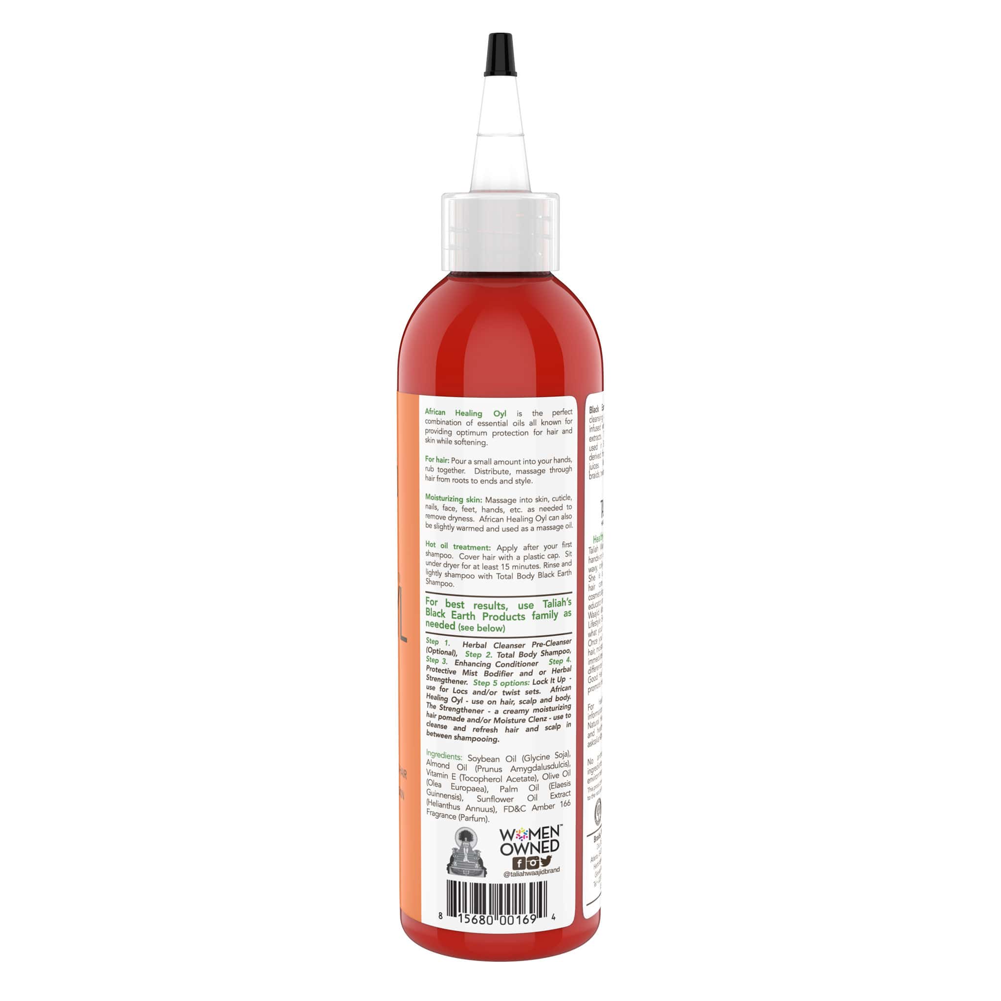 Taliah Waajid Black Earth Natural Product African Healing Oyl 237ml - Image 5