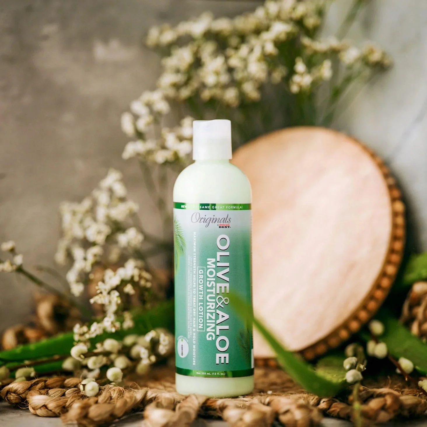 Africa’s Best Olive & Aloe Moisturizing Growth Lotion 355ml/12oz - Image 3