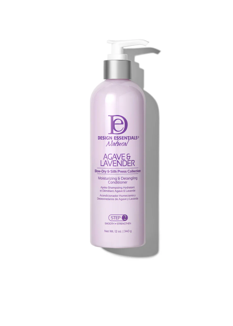 Design Essentials Agave & Lavender Moisturizing & Detangling Conditioner 340g/12oz - Image 3