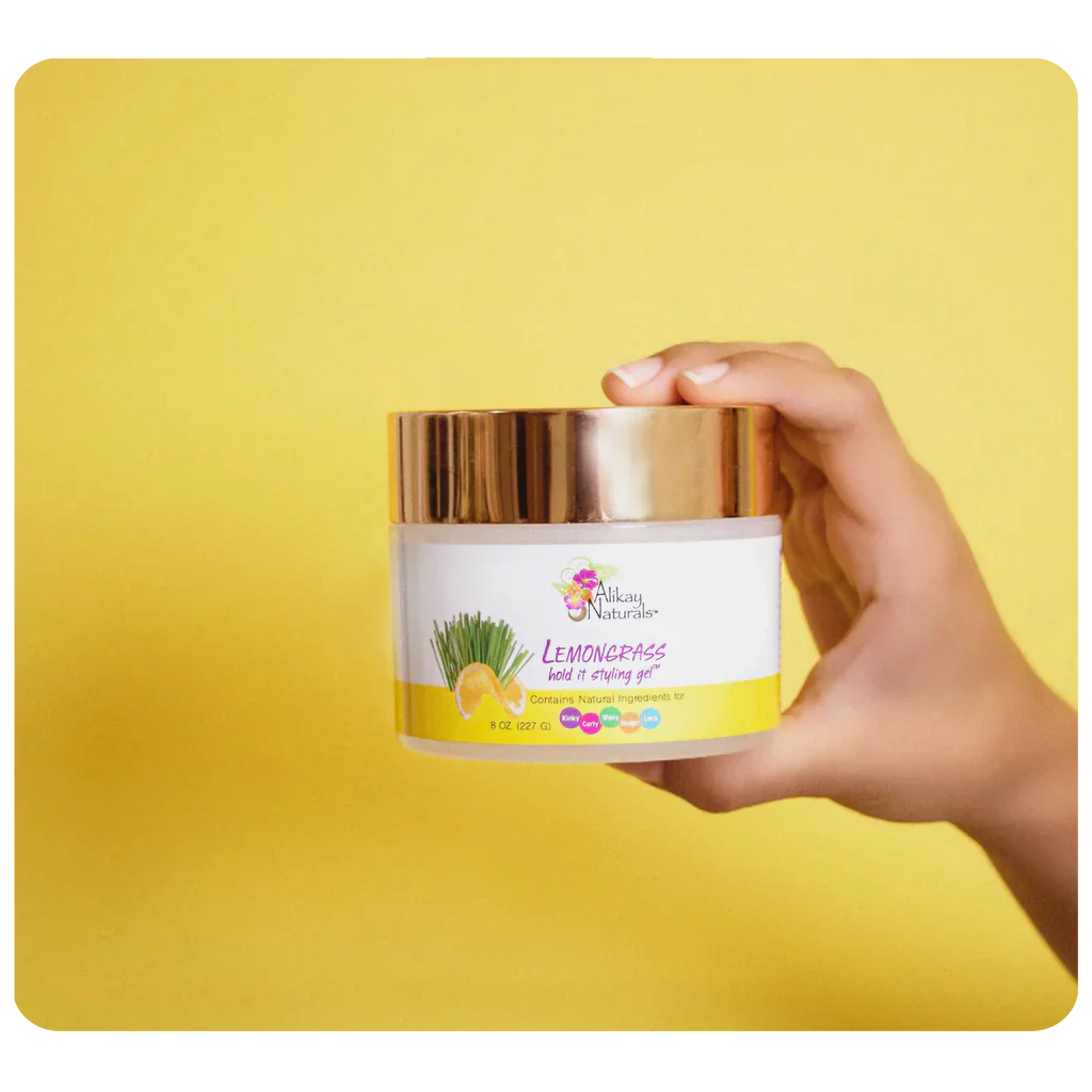Alikay Naturals Lemongrass Hold It Styling Firm Hold Gel 227g/8oz - Image 4