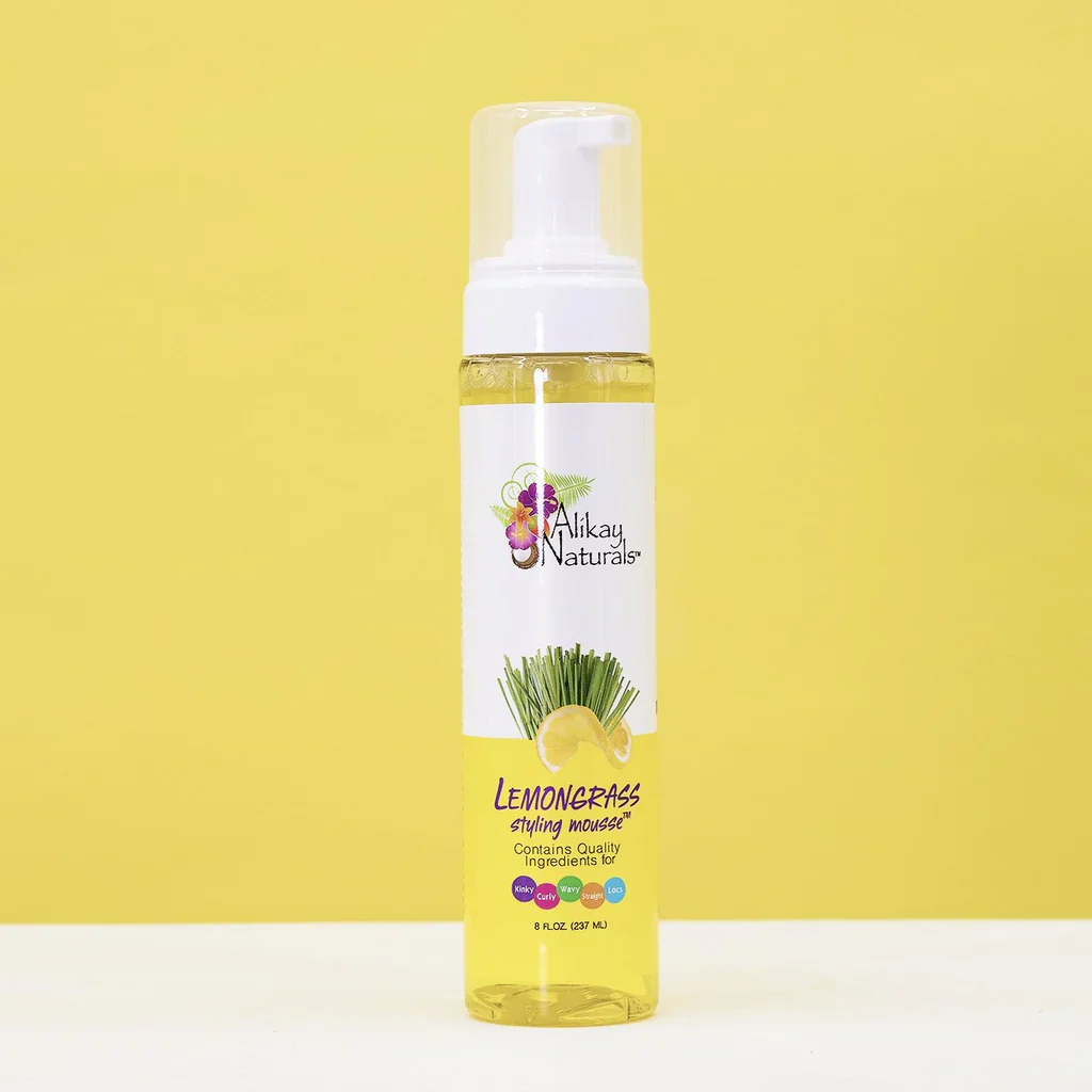 Alikay Naturals Lemongrass Styling Mousse 237ml/8oz - Image 2