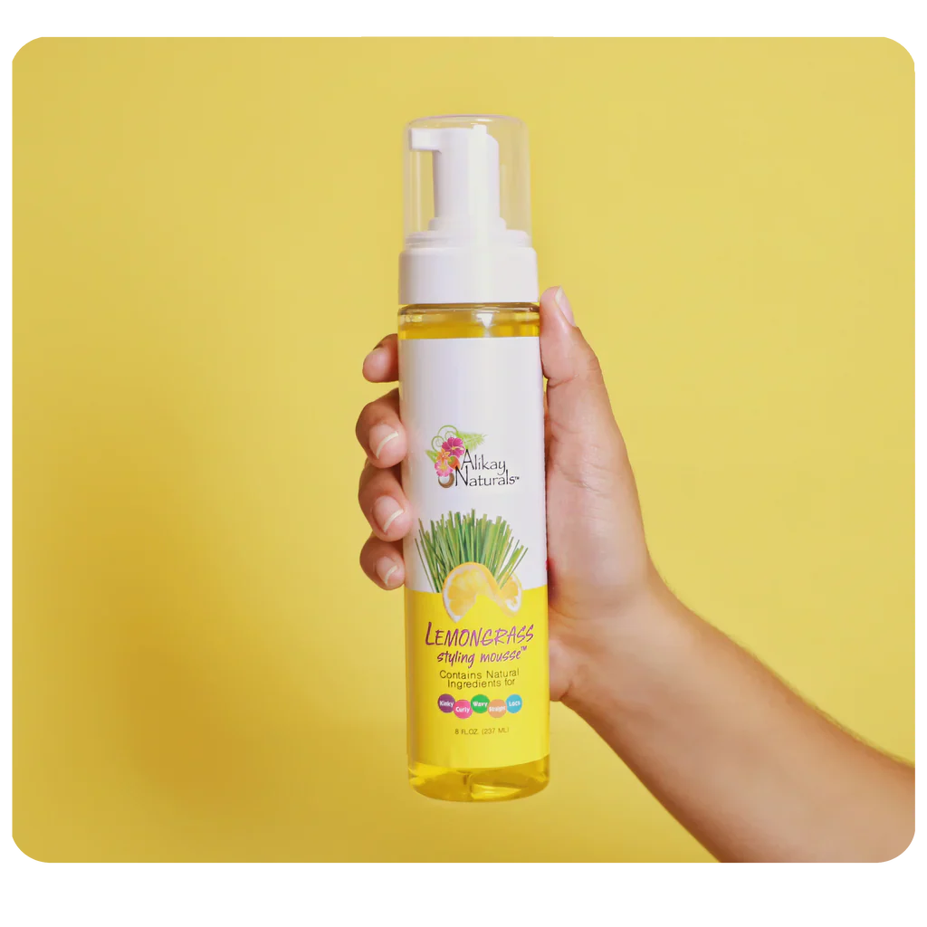 Alikay Naturals Lemongrass Styling Mousse 237ml/8oz - Image 3