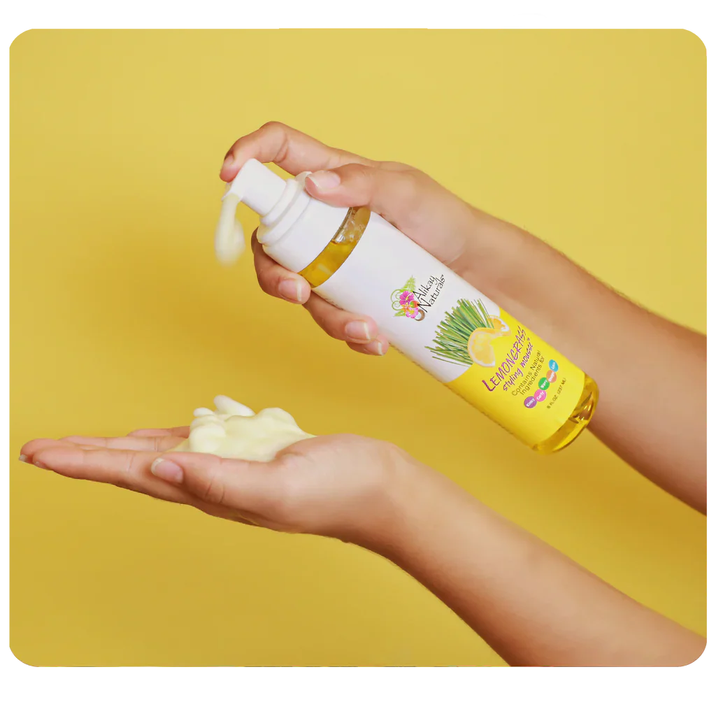 Alikay Naturals Lemongrass Styling Mousse 237ml/8oz - Image 4