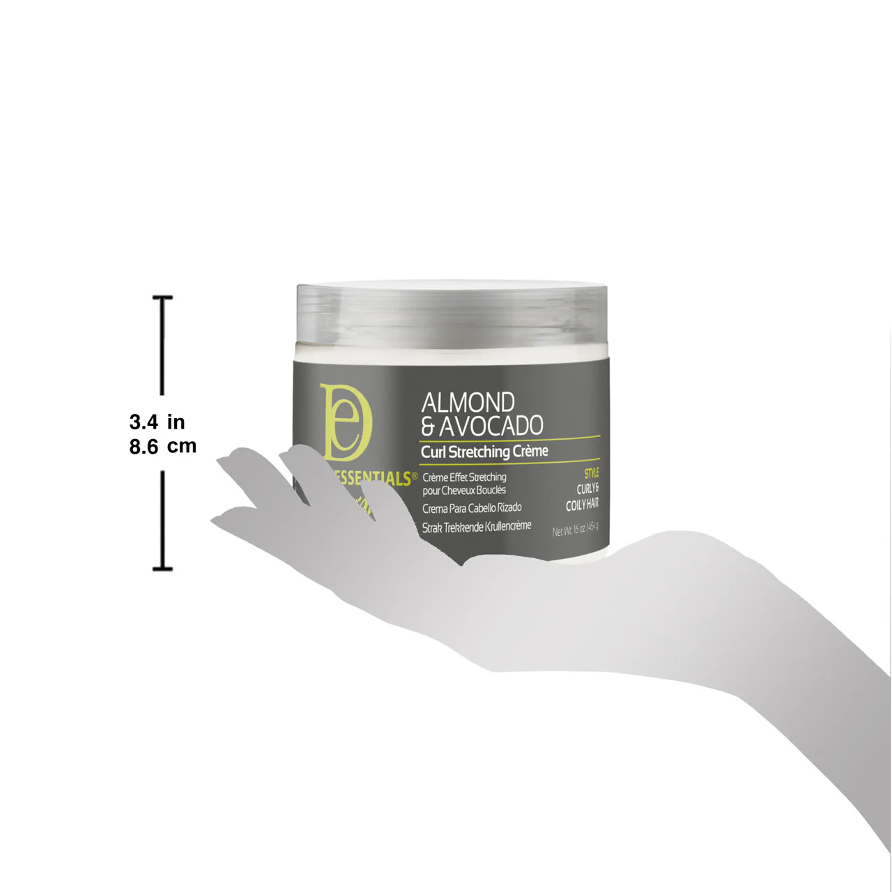 Design Essentials Almond & Avocado Curl Stretching Crème 454g/16oz - Image 3