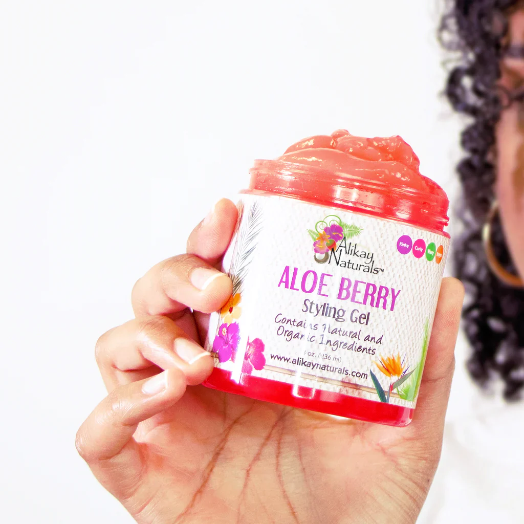 Alikay Naturals Aloe Berry Styling Gel 236ml/8oz - Image 3