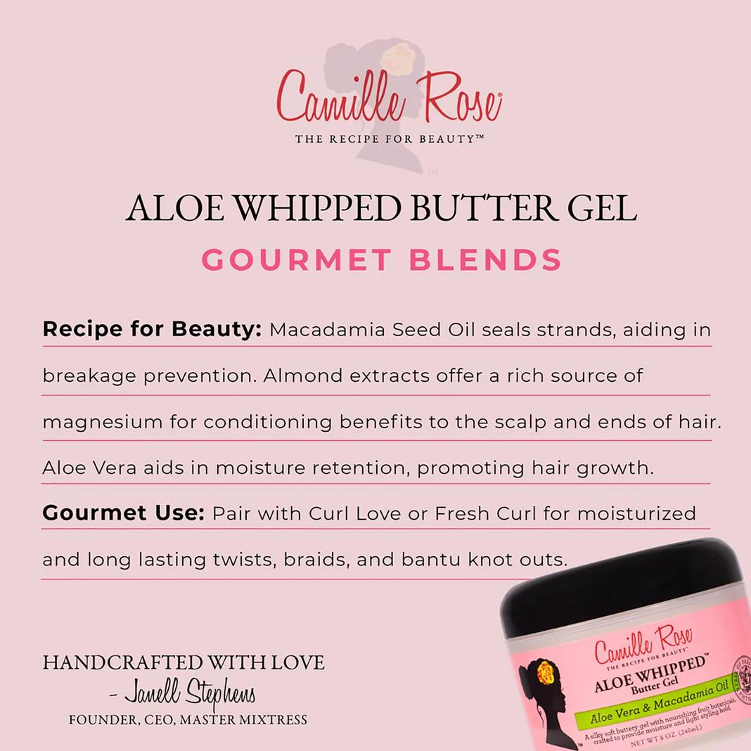 Camille Rose Aloe Whipped Butter Gel 240ml/8oz - Image 3