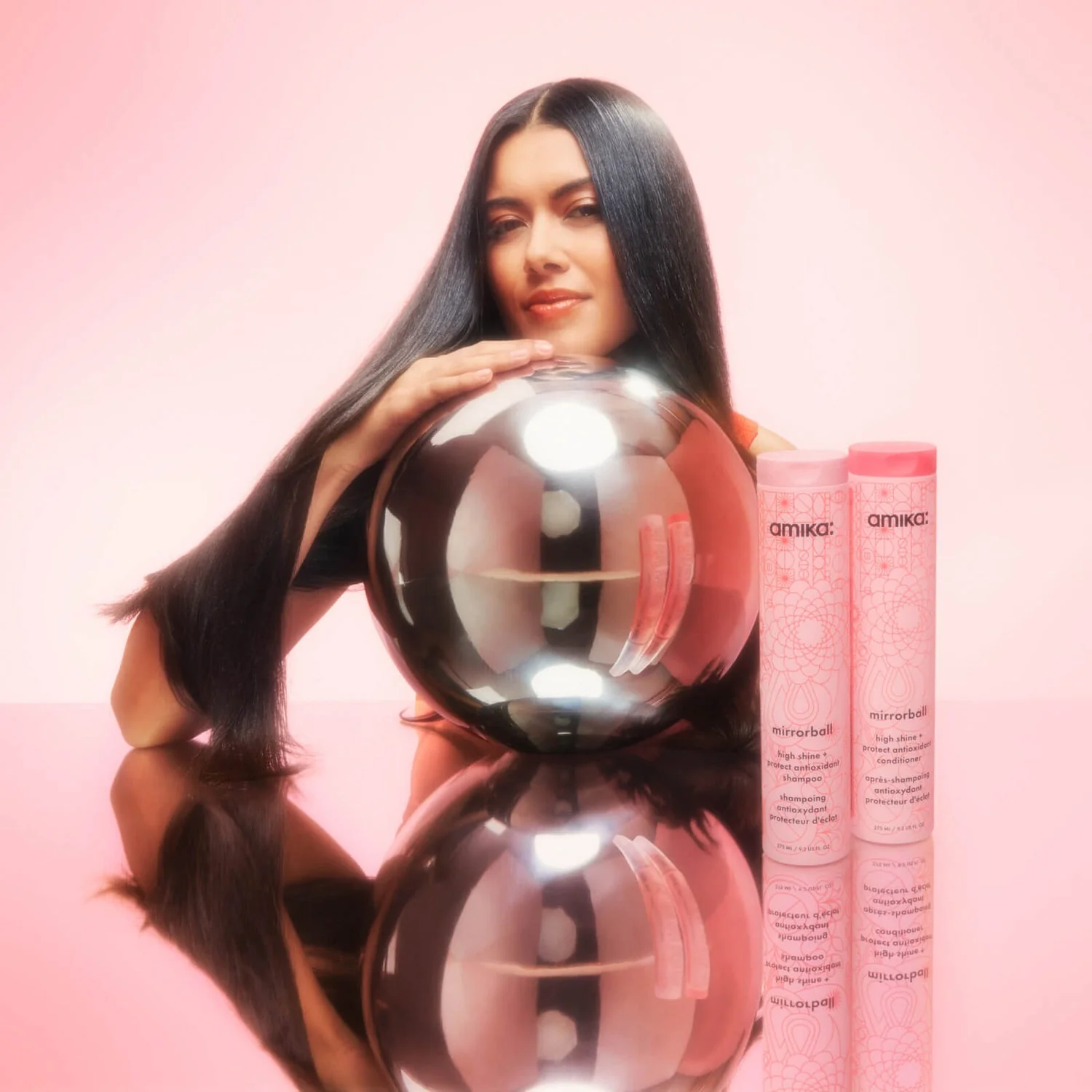 Amika Mirrorball High Shine + Protect Antioxidant Shampoo - Image 3