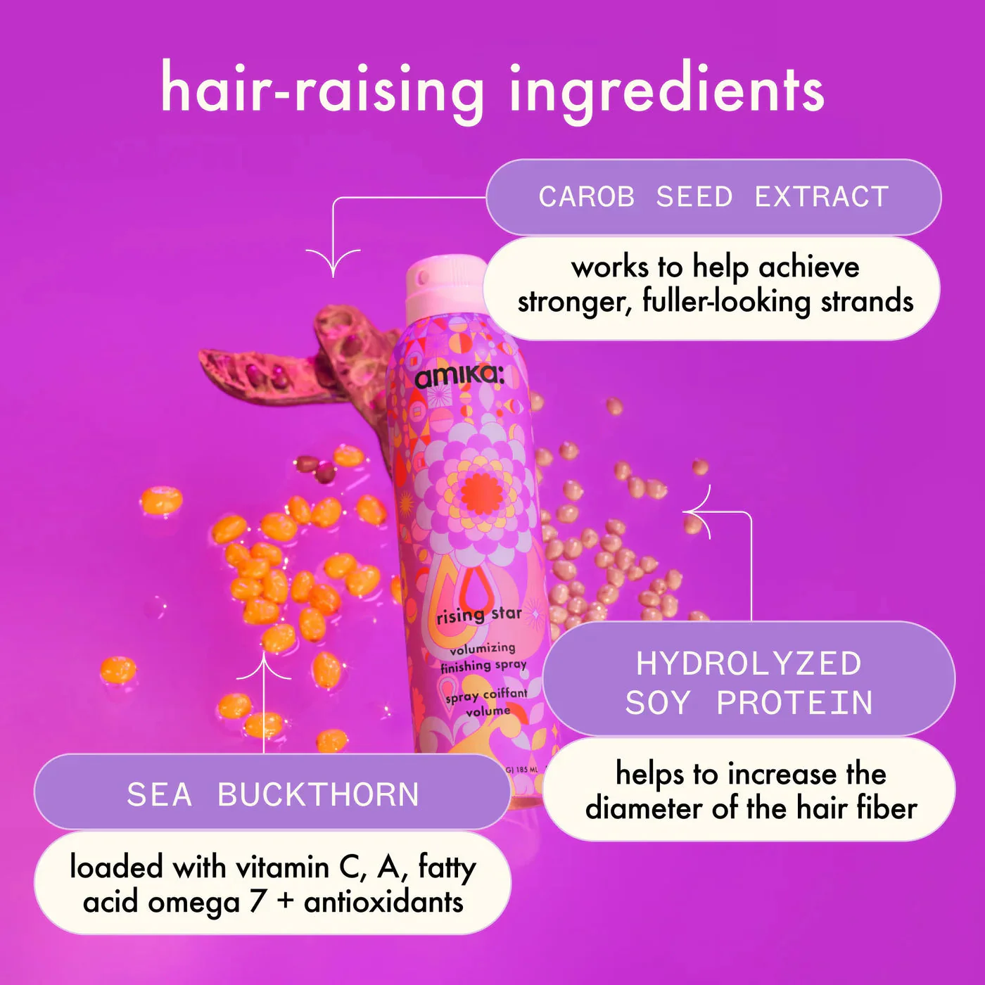 Amika Rising Star Volumizing Finishing Spray 60ml/2oz - Image 6