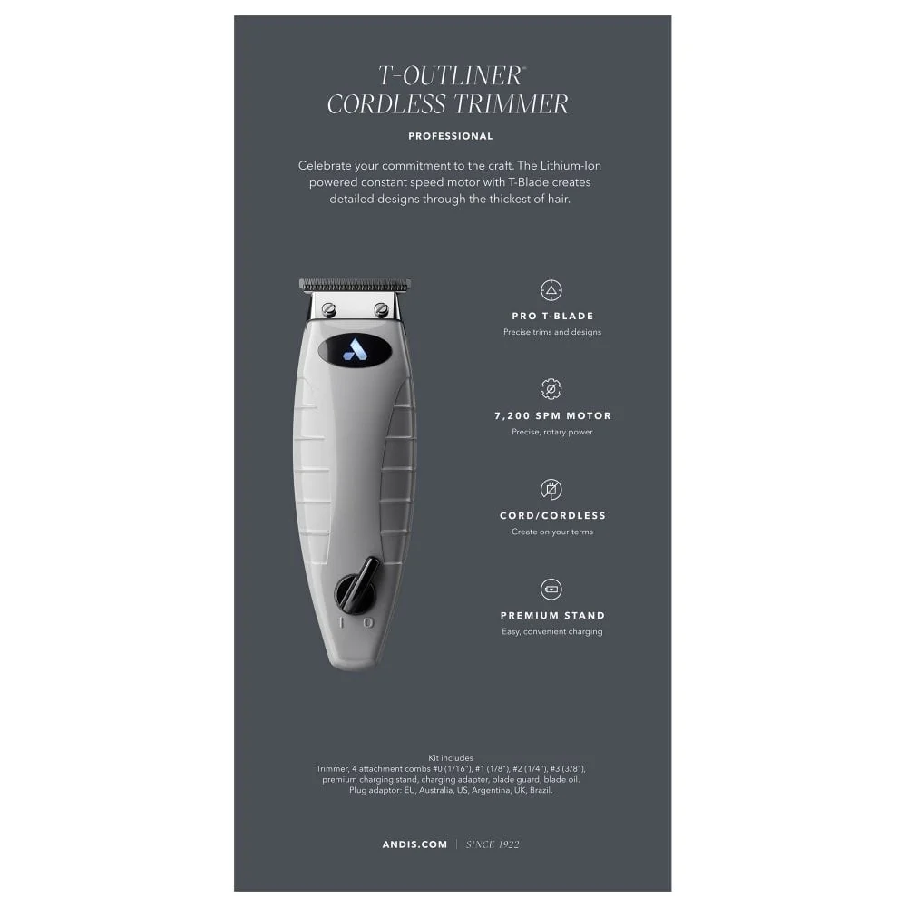 Andis T-Outliner Cordless Li Trimmer - Image 5