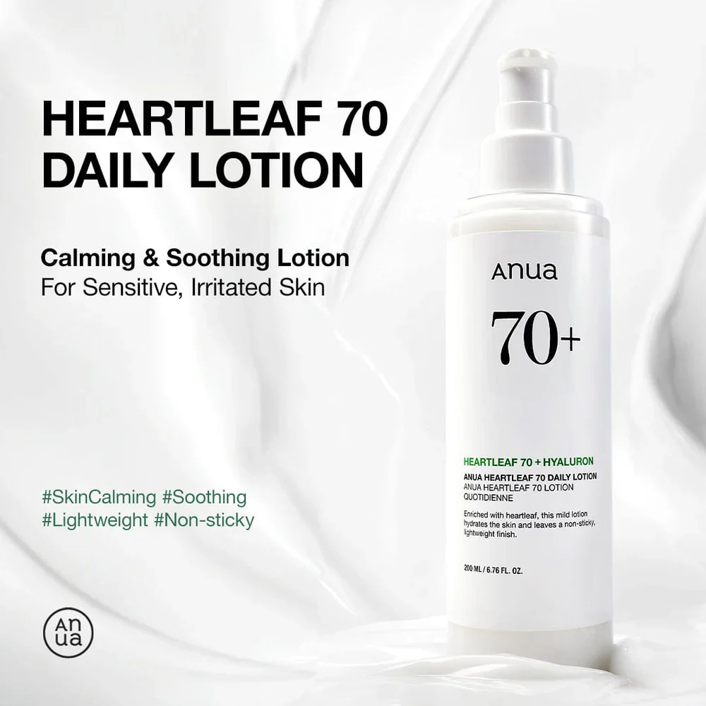 Anua Heartleaf 70 Daily Lotion 200ml/6.76oz - Image 5