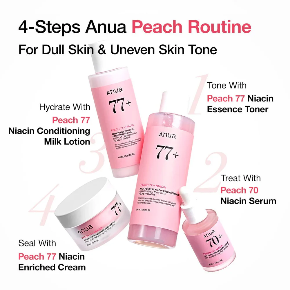 Anua Peach 70 Niacin Serum 30ml/1.01oz - Image 4