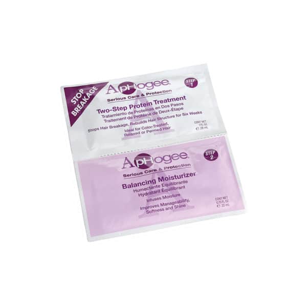 Aphogee Two-Step Treatment/ Balancing Moisturizer Duo Packette 1fl oz