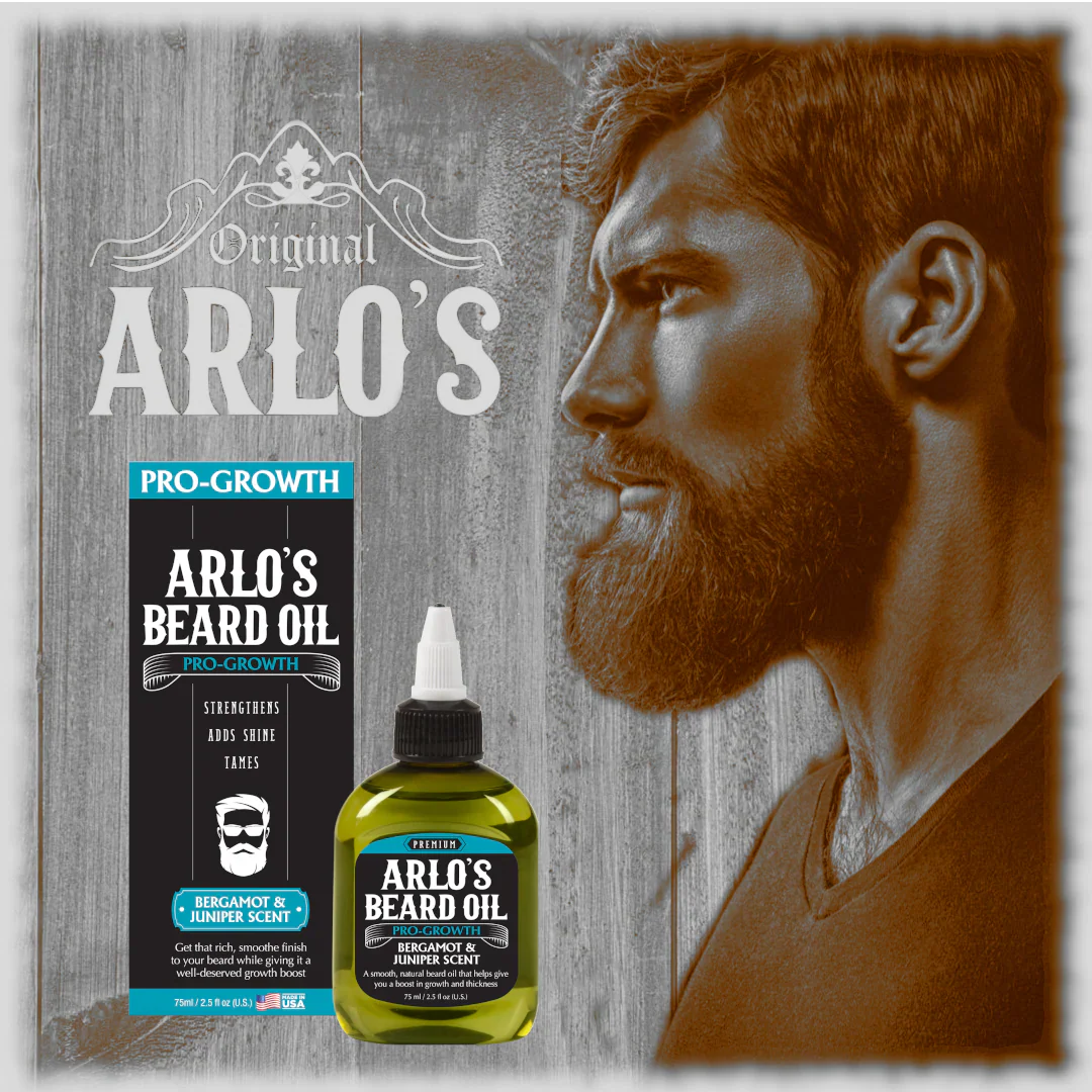Arlo's Pro Growth Beard Oil  Bergamot Juniper 75ml/2.25oz - Image 6