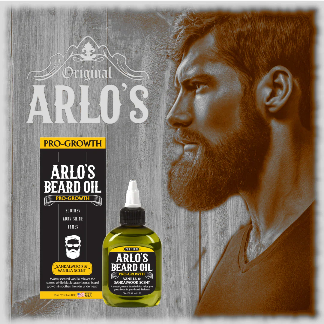 Arlo's Pro Growth Beard Oil Vanilla Sandalwood 75ml/2.25oz - Image 6