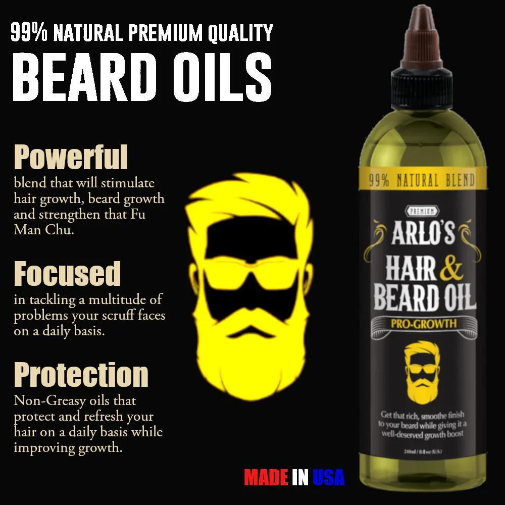 Arlo's Pro Growth Beard Oil Vanilla Sandalwood 75ml/2.25oz - Image 8