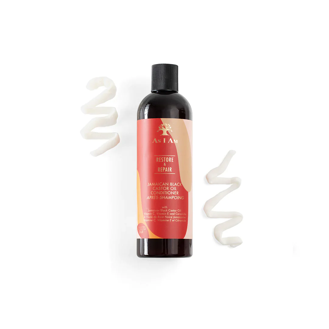 As I Am Restore & Repair Jamaican Black Castor Oil Conditioner for Strength & Repair  355ml/12oz - Image 2
