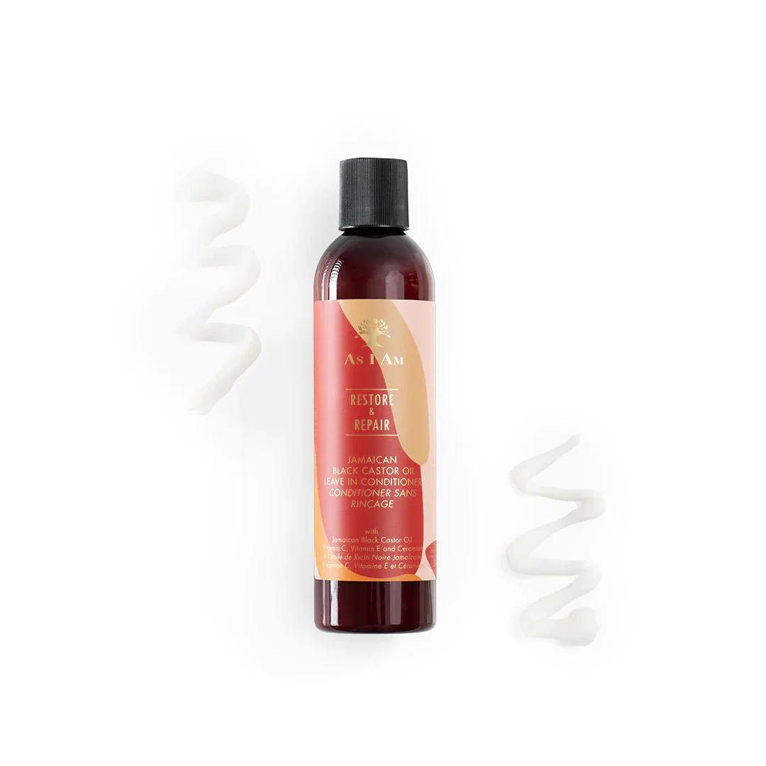As I Am Restore & Repair Jamaican Black Castor Oil Leave-In Conditioner for Strength & Repair 237ml/8oz - Image 2