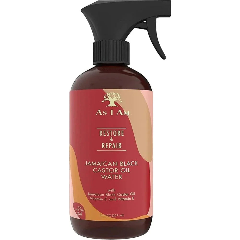As I Am Restore & Repair Jamaican Black Castor Oil Water for Strength & Moisture  473ml/16oz