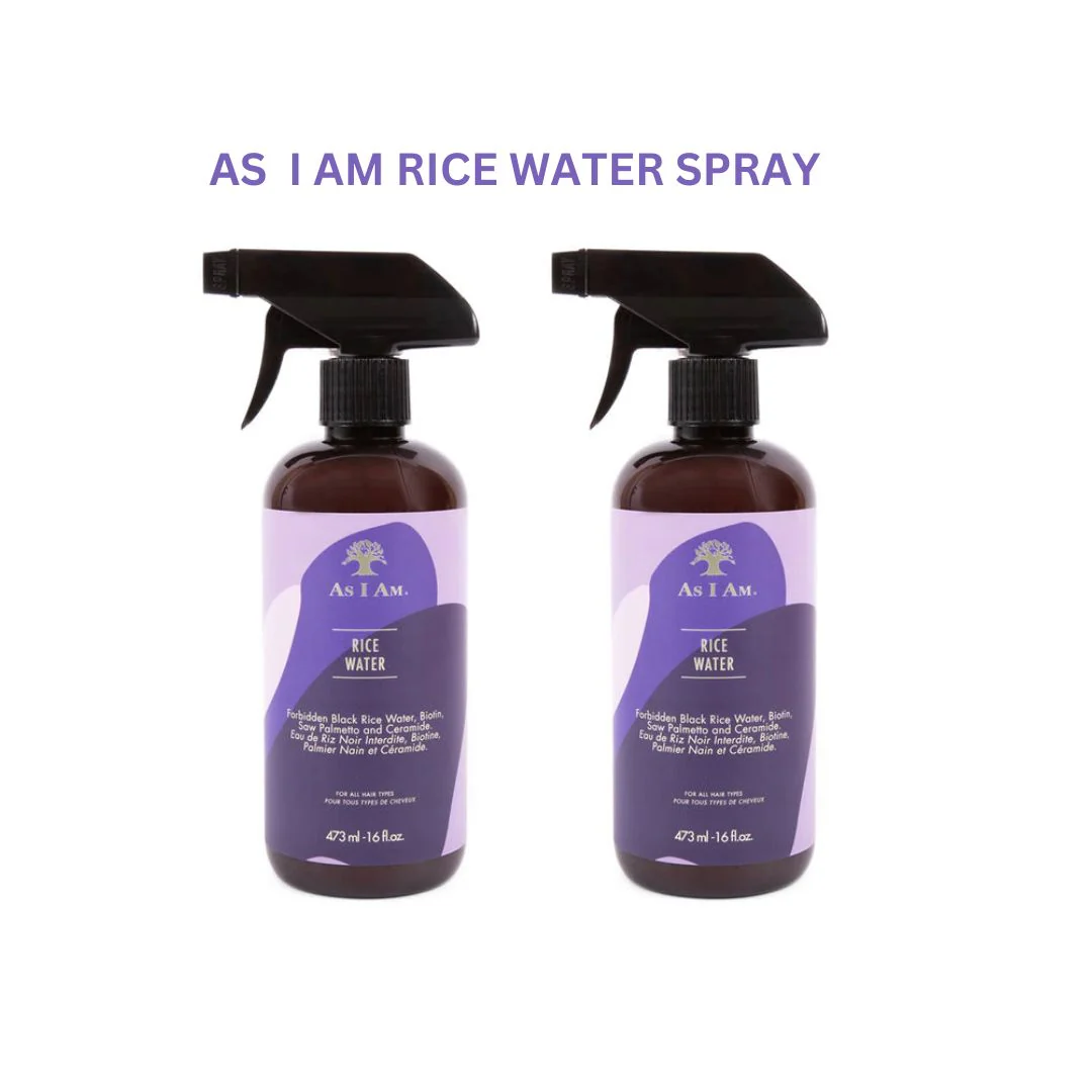 As I Am Rice Water Spray for Strength & Length Retention 473ml/16oz (Pack 2)