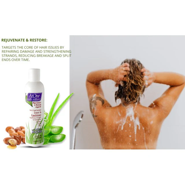 AtOne With Nature Leave-In Conditioner 237ml/8oz - Image 3