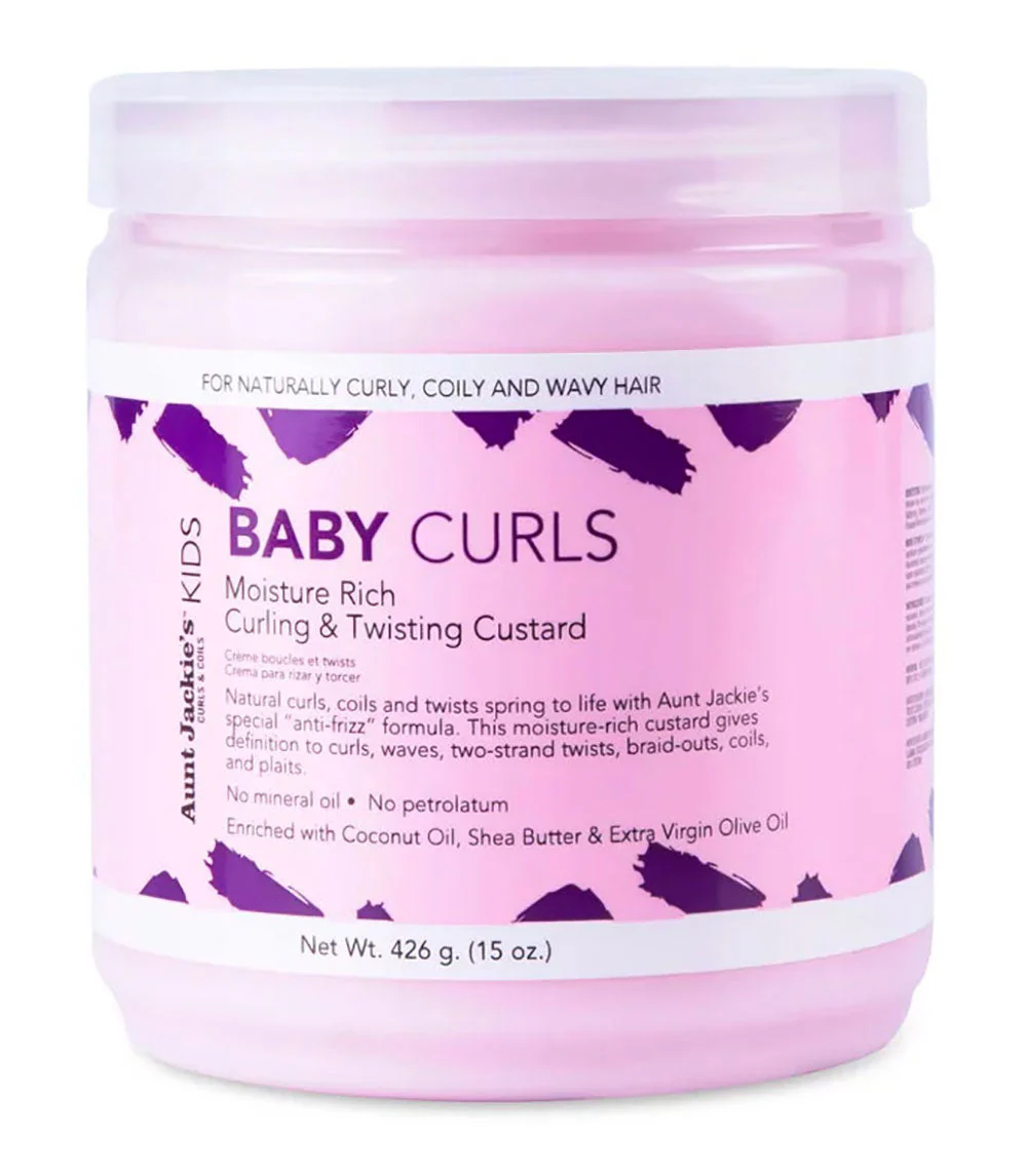 Aunt Jackie's Curls & coils Kids  Baby Curls  Curling & Twisting Custard 426g/15oz