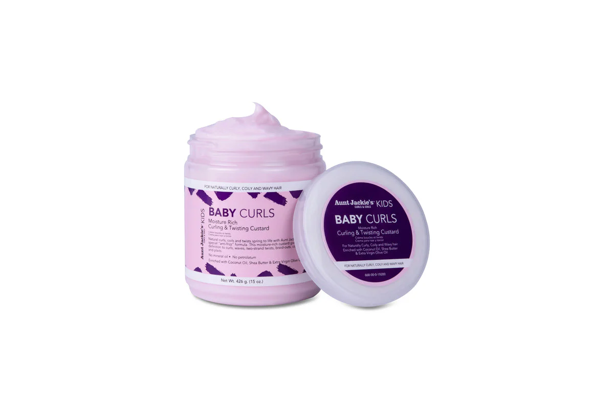 Aunt Jackie's Curls & coils Kids  Baby Curls  Curling & Twisting Custard 426g/15oz - Image 3