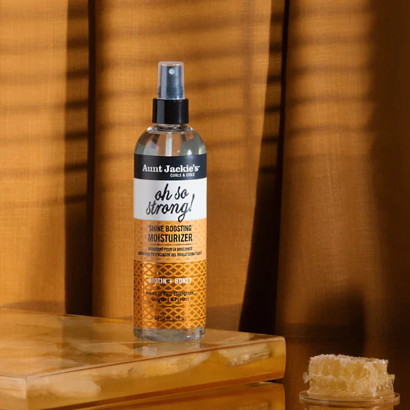 Aunt Jackie’s Curls & Coils Oh So Strong Moisturizer with Shine 354ml/12oz - Image 2