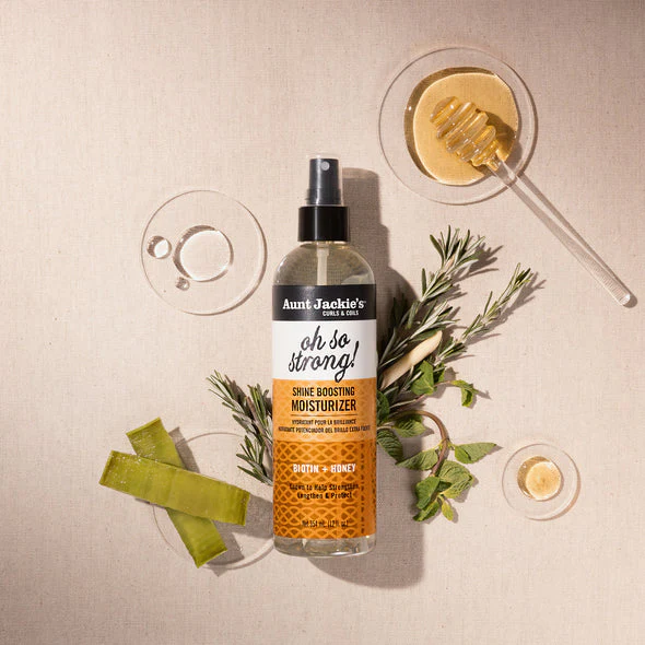 Aunt Jackie’s Curls & Coils Oh So Strong Moisturizer with Shine 354ml/12oz - Image 4