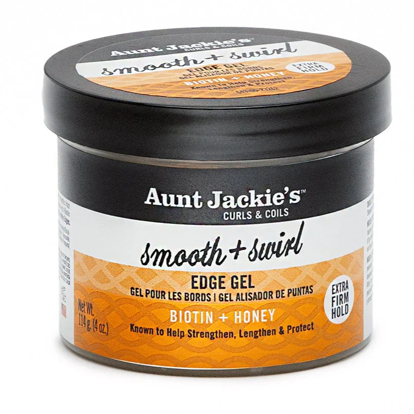 Aunt Jackie’s Curls & Coils Smooth & Edge Gel with Biotin and Honey 114g/4oz