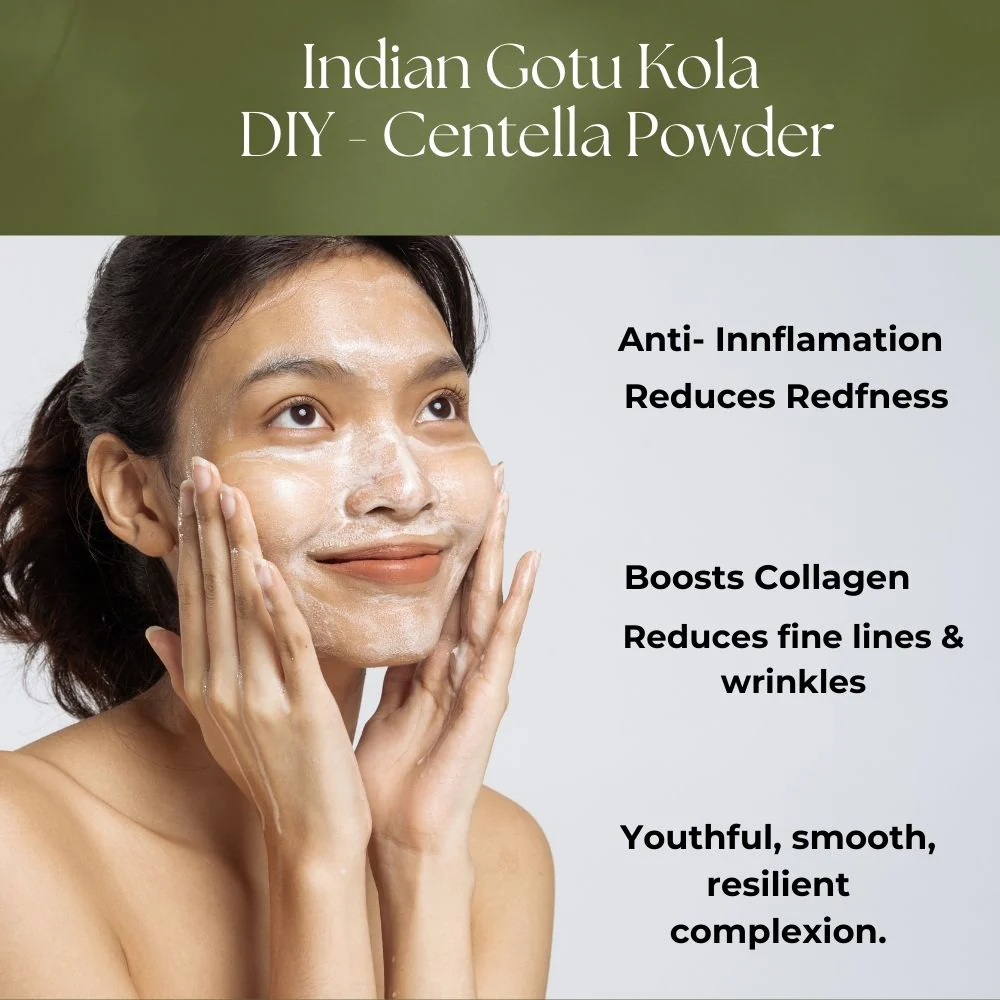 Ayumi Gotu Kola | Centella | Face Wash | Mask | Powder 100g - Image 3