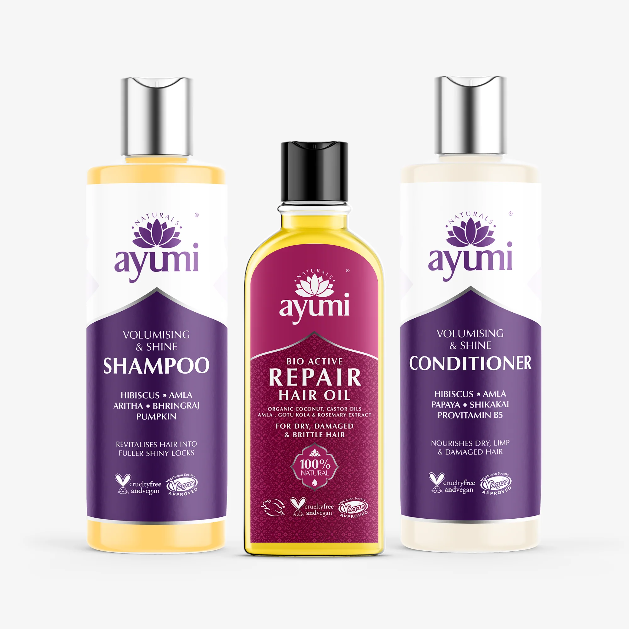 Ayumi Hair Volume & Shine Trio
