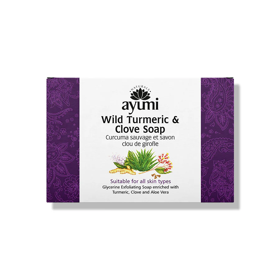 Ayumi Turmeric & Clove Scrub Soap 100g