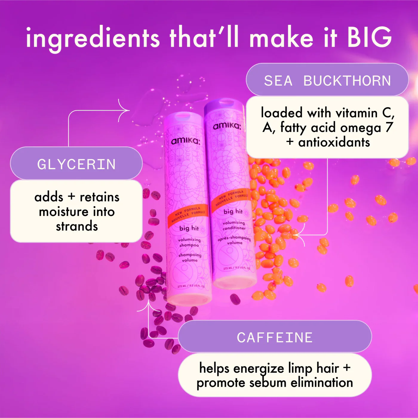 Amika Big Hit Volumizing Shampoo - Image 7
