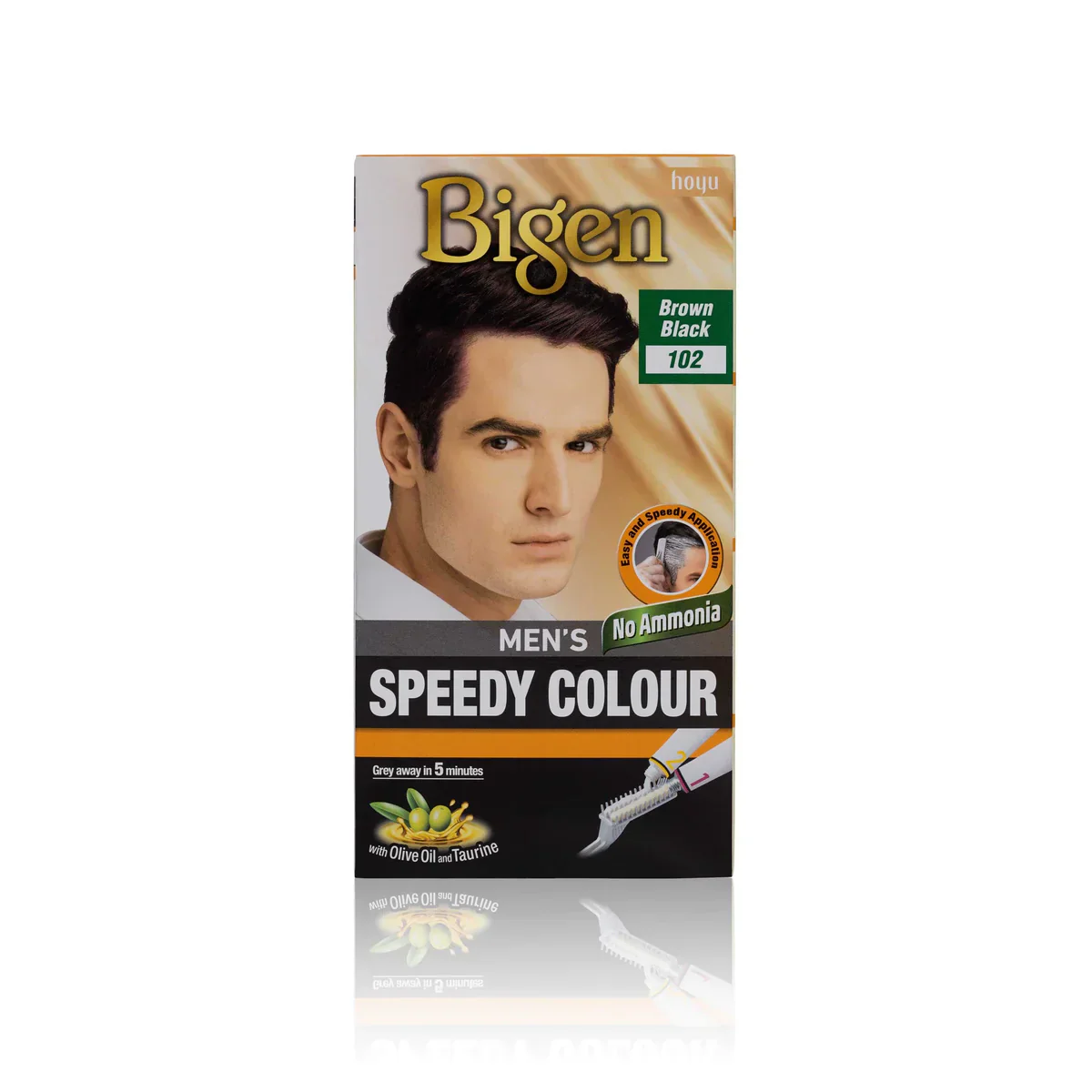 Bigen Men’s Speedy Hair Colour No.102 Brown Black