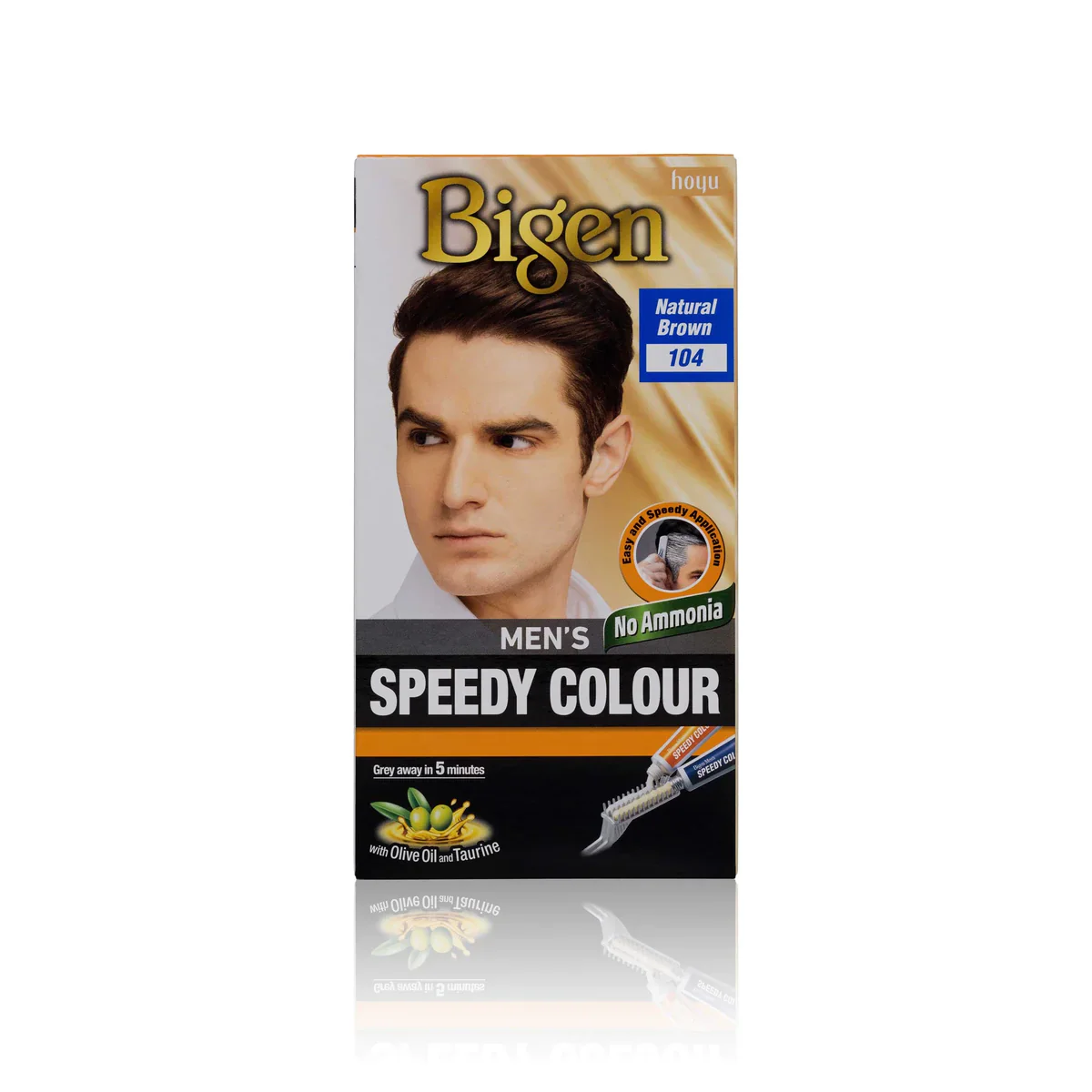 Bigen Men’s Speedy Hair Colour No.100 Real Black - Image 5