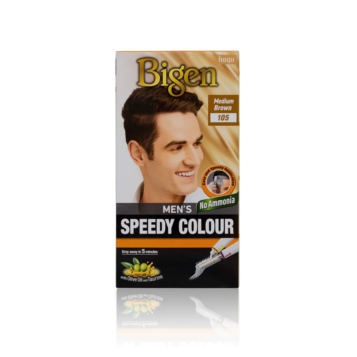 Bigen Men’s Speedy Hair Colour No.100 Real Black - Image 6