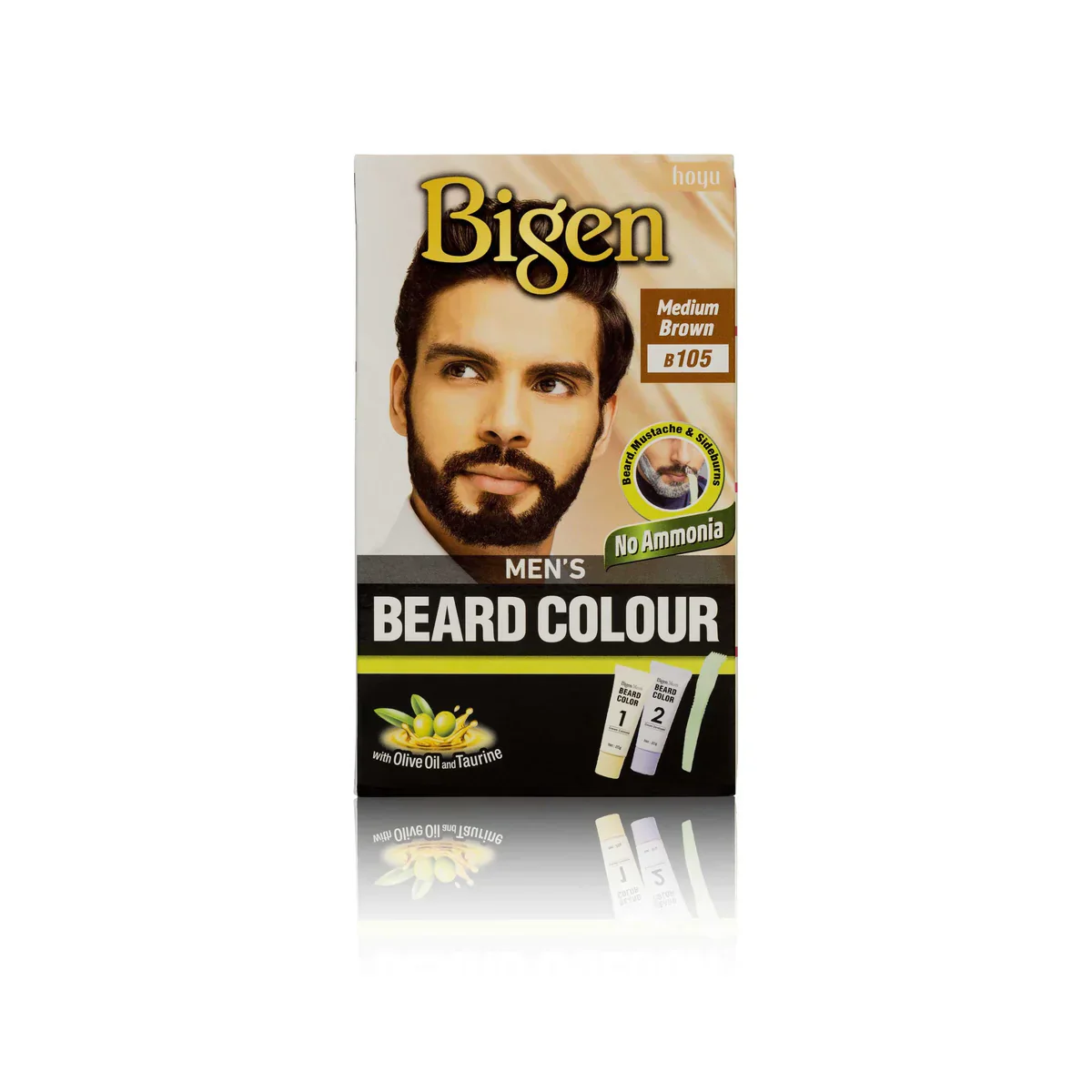 Bigen Men’s Beard Colour No.105 Medium Brown