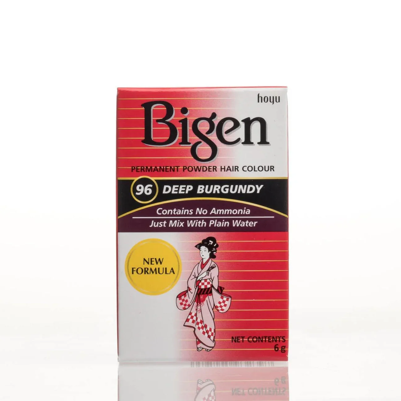 Bigen Permanent Hair Colour Powder No.96 Deep Burgundy