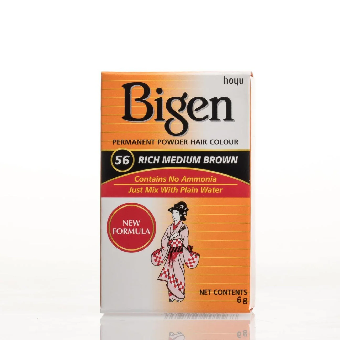 Bigen Permanent Hair Colour Powder No.26 Golden Brown 6g - Image 5