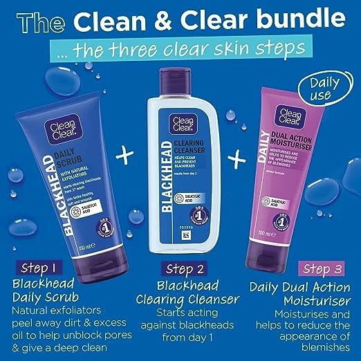 Clean & Clear Blackhead Clearing Daily Scrub 150ml - Image 4