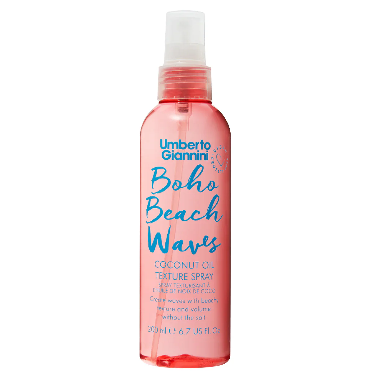 Umberto Giannini Boho Beach Waves Coconut Oil Texture Spray 200ml/6.7oz