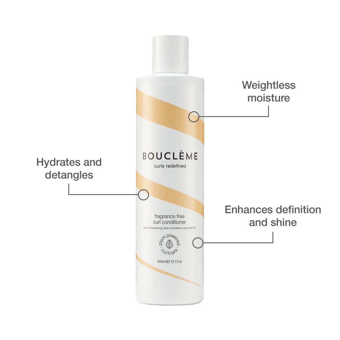 Boucleme Fragrance Free Curl Conditioner 300ml/10.1oz - Image 4