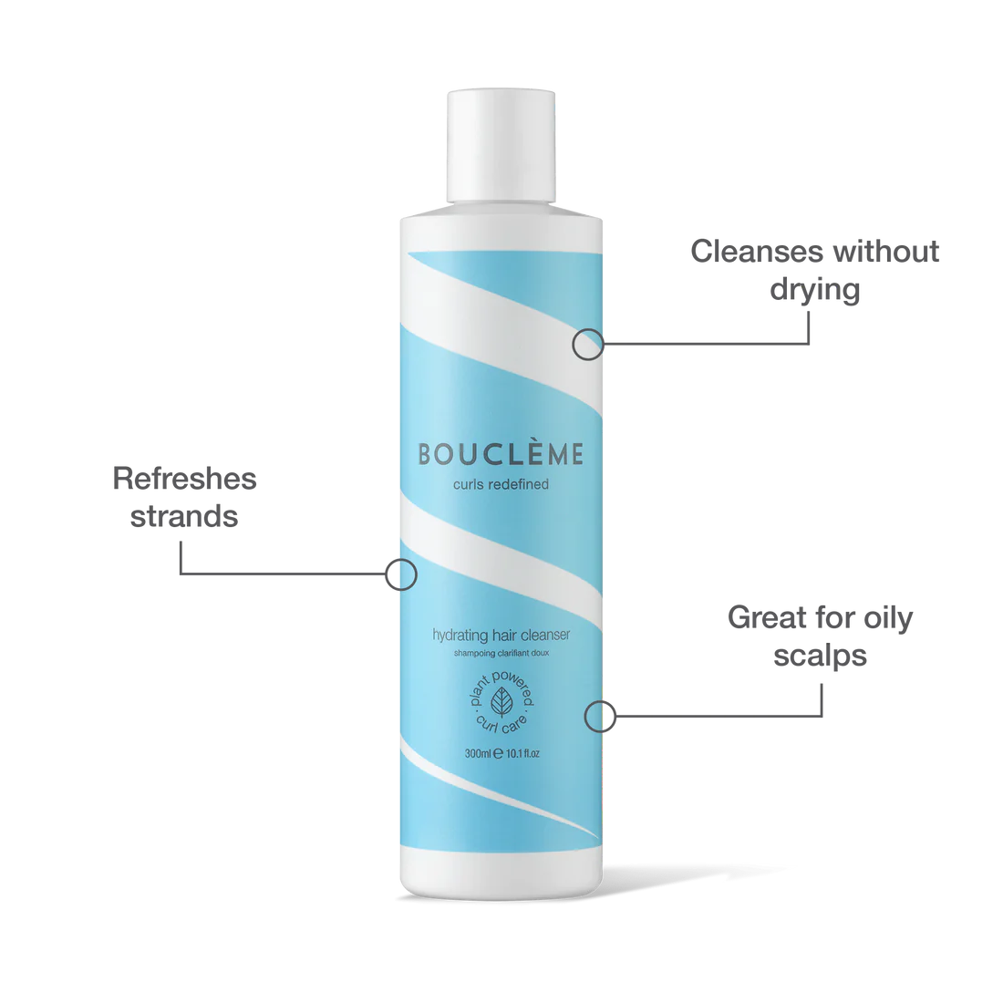 Boucleme Hydrating Hair Cleanser 300ml/10.1oz - Image 3
