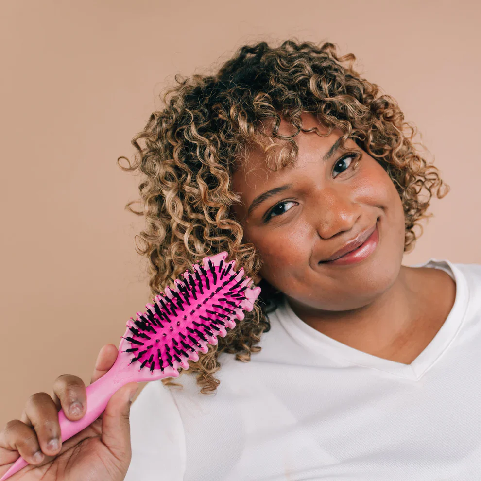 Bounce Curl Define EdgeLift Brush Pink - Image 11