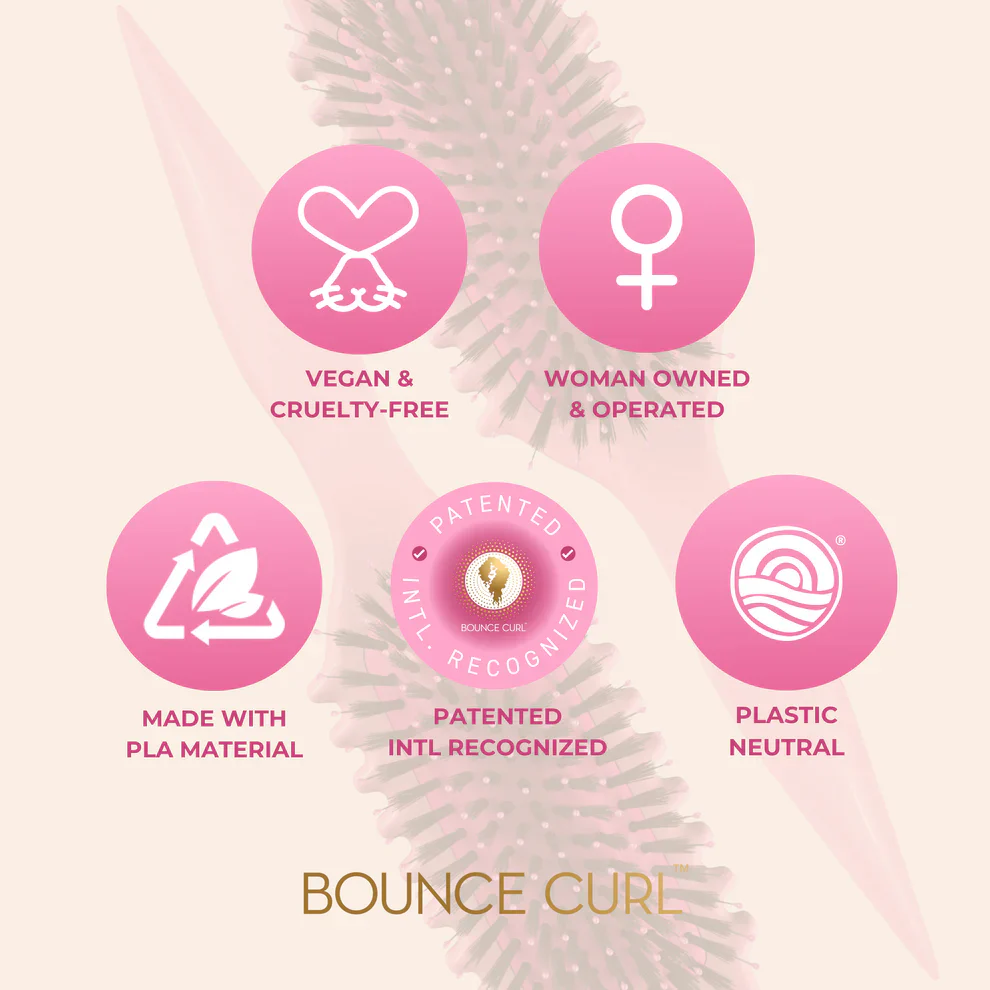 Bounce Curl Define EdgeLift Brush Pink - Image 12